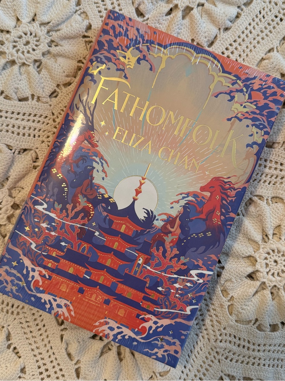 Illumicrate Special Signed Edition Hardcover Fathomfolk by Eliza Chan
